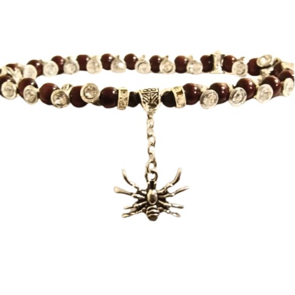 Along Came A Spider Beaded Bracelet - Picture 1 of 6